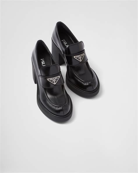 prada loafers vintage|prada high heel loafers.